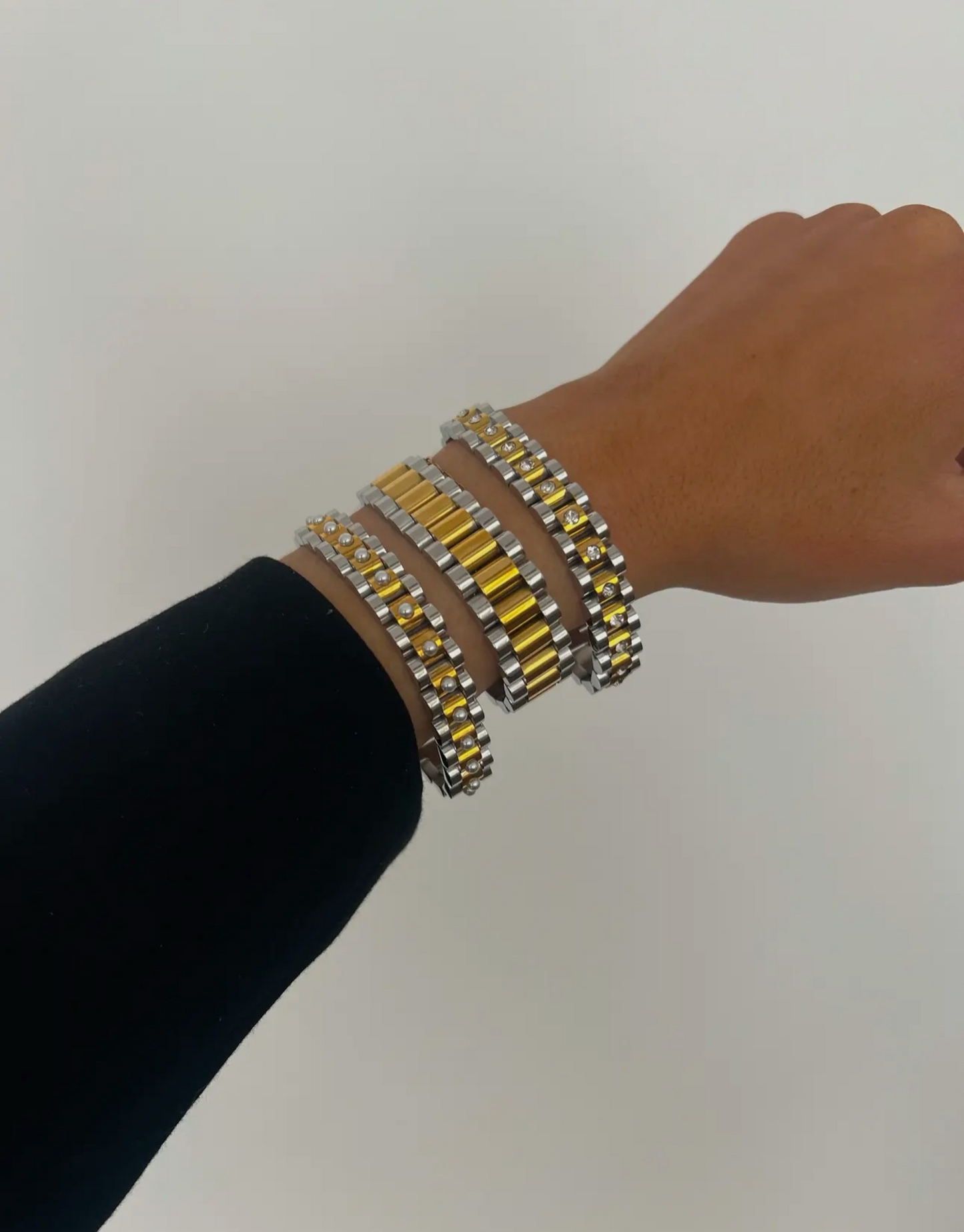 Diamond Two Tone Bracelet