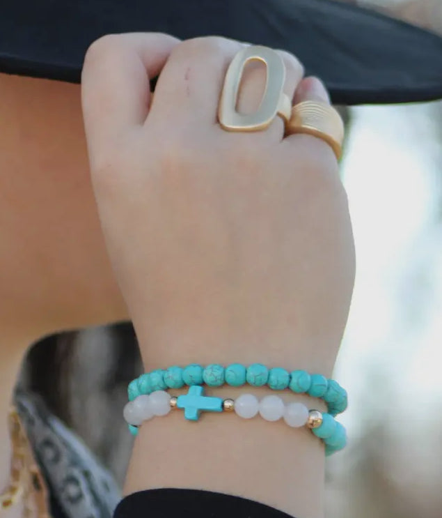 Turquoise Stretch Bracelet