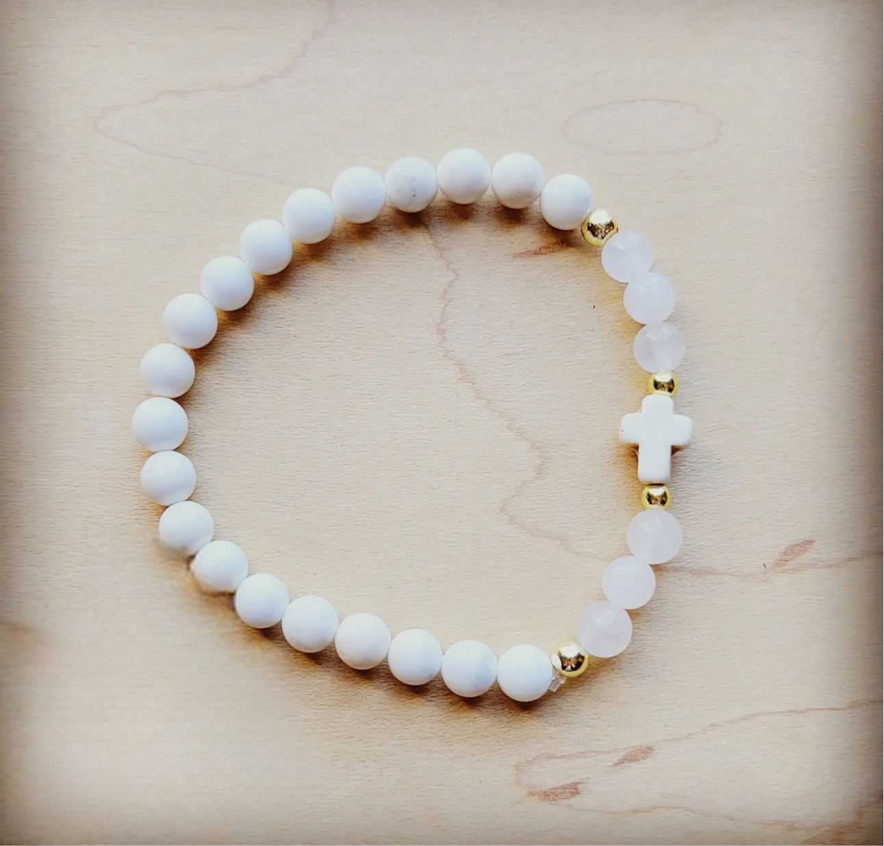 Cross Stretch Bracelet